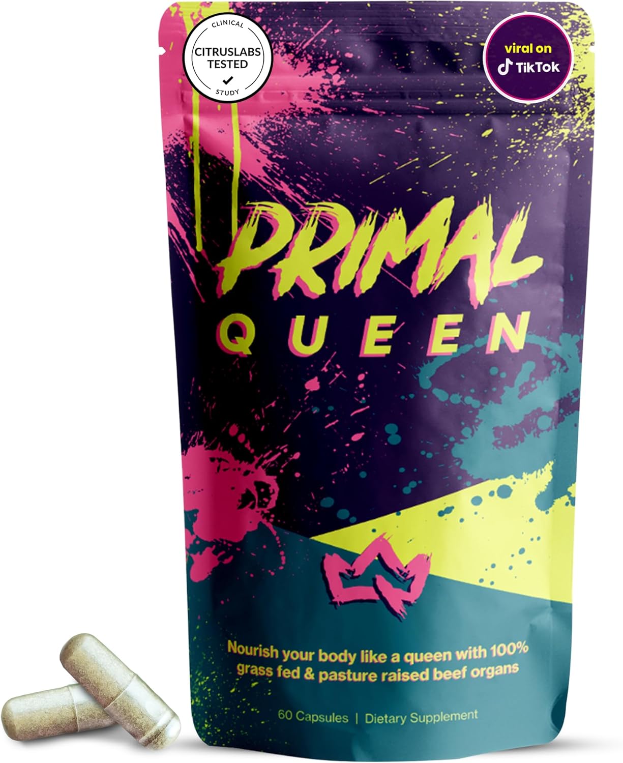 Primal Queen Female-Optimized Beef Organ Superfood Supplement