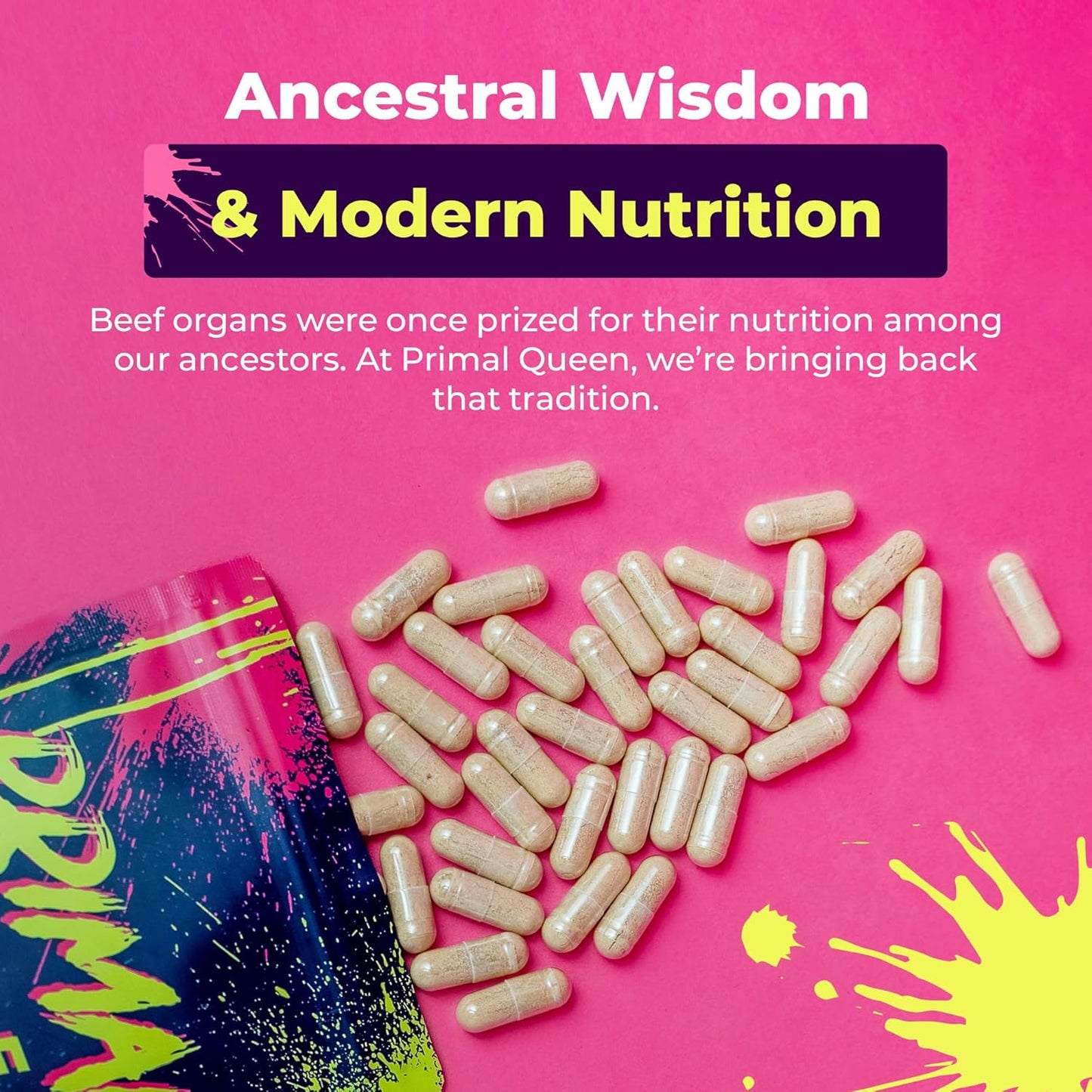 Primal Queen Female-Optimized Beef Organ Superfood Supplement